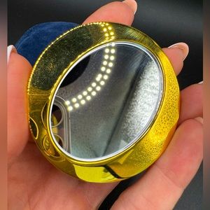 LOT 808 18K gold plated Dior vintage pocket mirror